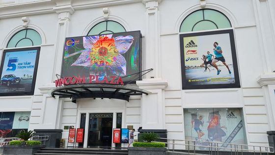 Bom preço O smd exterior impermeável de Ip65 p10 960X960MM fixado conduziu o quadro de avisos da tela da propaganda da rua on-line