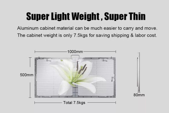 Bom preço Ecrã LED transparente de vídeo P7.8-7.8 exterior, brilho 4500Cd 4G, WI-FI ecrã LED exterior on-line
