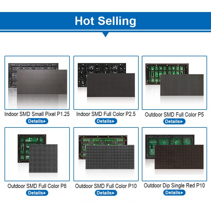 Tela exterior SMD1921 da propaganda do diodo emissor de luz de P3.91 P4.81 5500nits 3