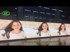 Exibição LED HD interior