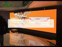 Display LED interno colorido com LEDs SMD 2121 3-em-1, proporcionando imagens e desempenho vívidos em diversos ambientes internos